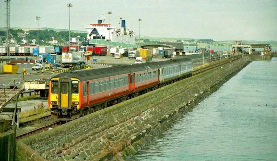 Ayr → Stranraer: Railway at Stranraer