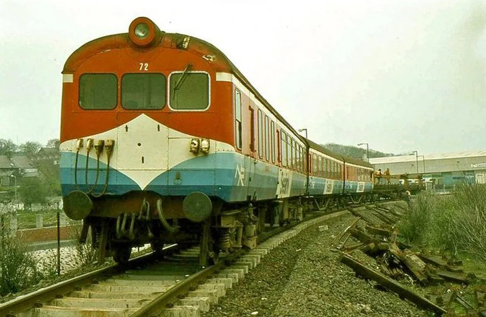 Belfast Lanyon Place → Larne Harbour: Permanent way train, Larne