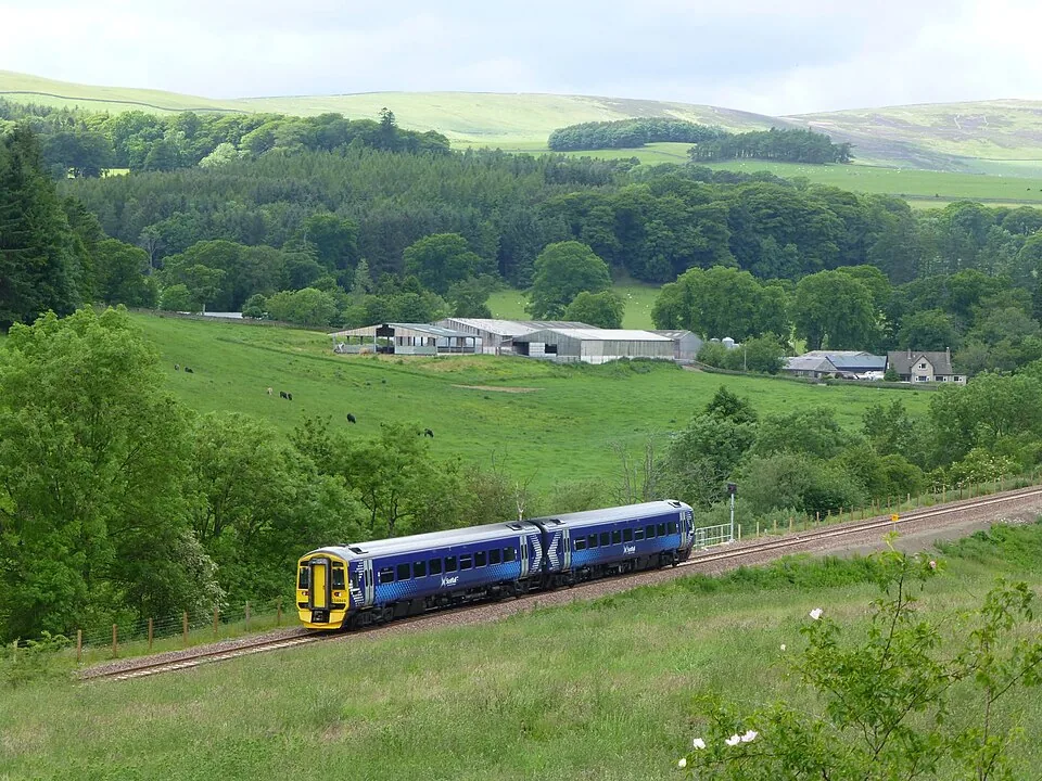 Edinburgh Waverley → Tweedbank: Borders Railway driver training