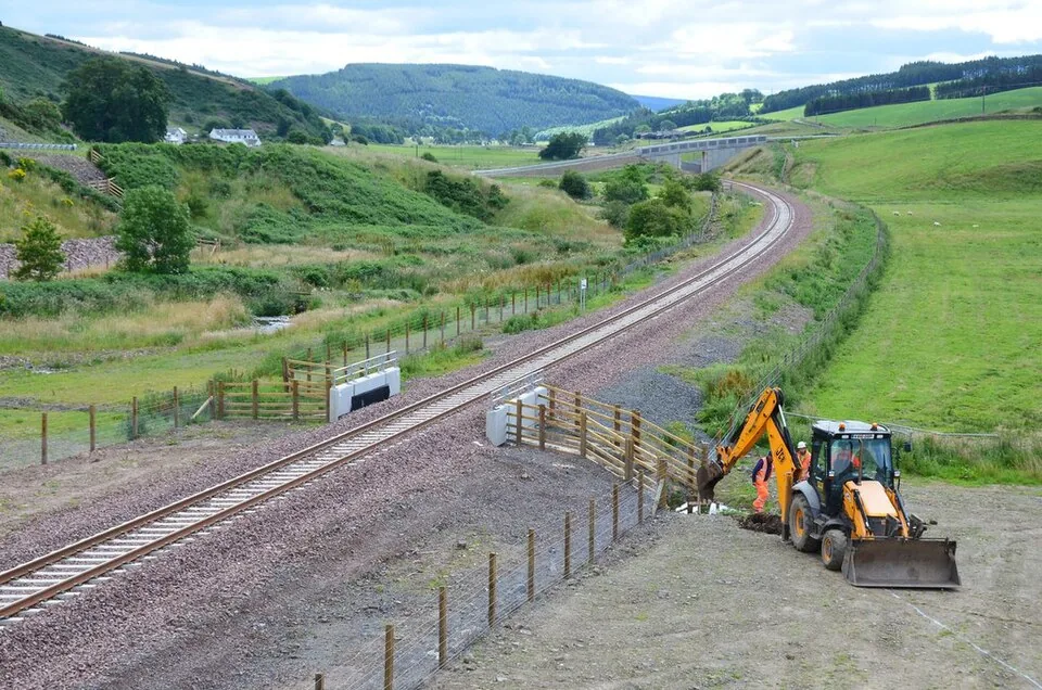 Edinburgh Waverley → Tweedbank: The Borders Railway, Heriot