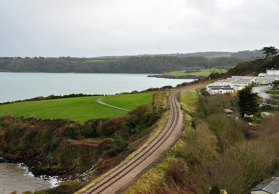 Paignton Queen's Park → Kingswear: Dartmouth Steam Railway south of Goodrington