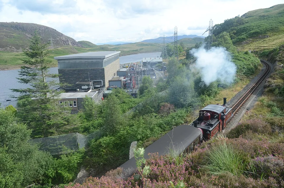 2017 Ffestiniog Railway at Ffestiniog Power Station 01