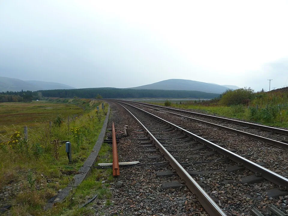 Perth → Inverness: Railway Lines at Dalwhinnie