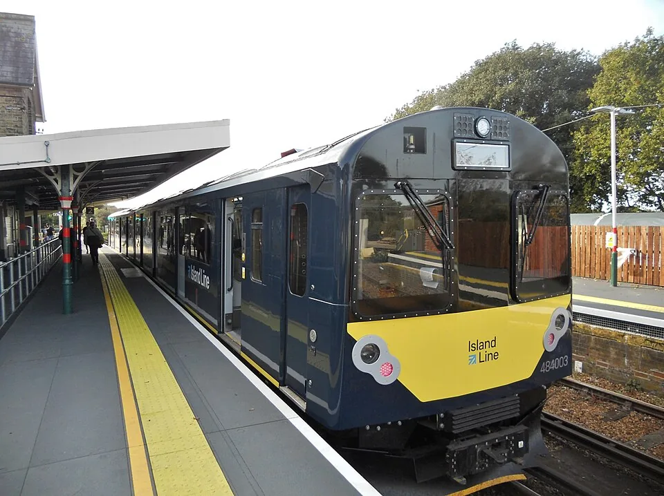 Ryde Pier Head → Brading → Sandown → Shanklin: Sandown Railway Station, Isle of Wight, England