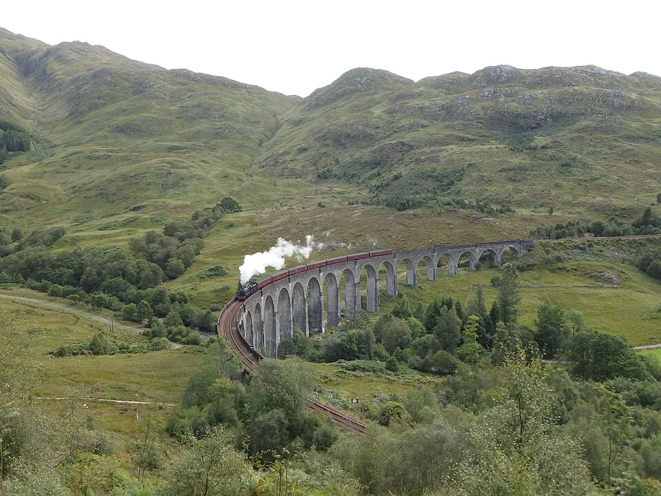 Fort William → Mallaig: Glenfinnan Viaduct and Jacobite