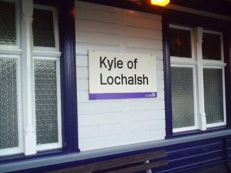 Inverness → Kyle of Lochalsh: At the terminus of the Inverness to Kyle of Lochalsh railway line.